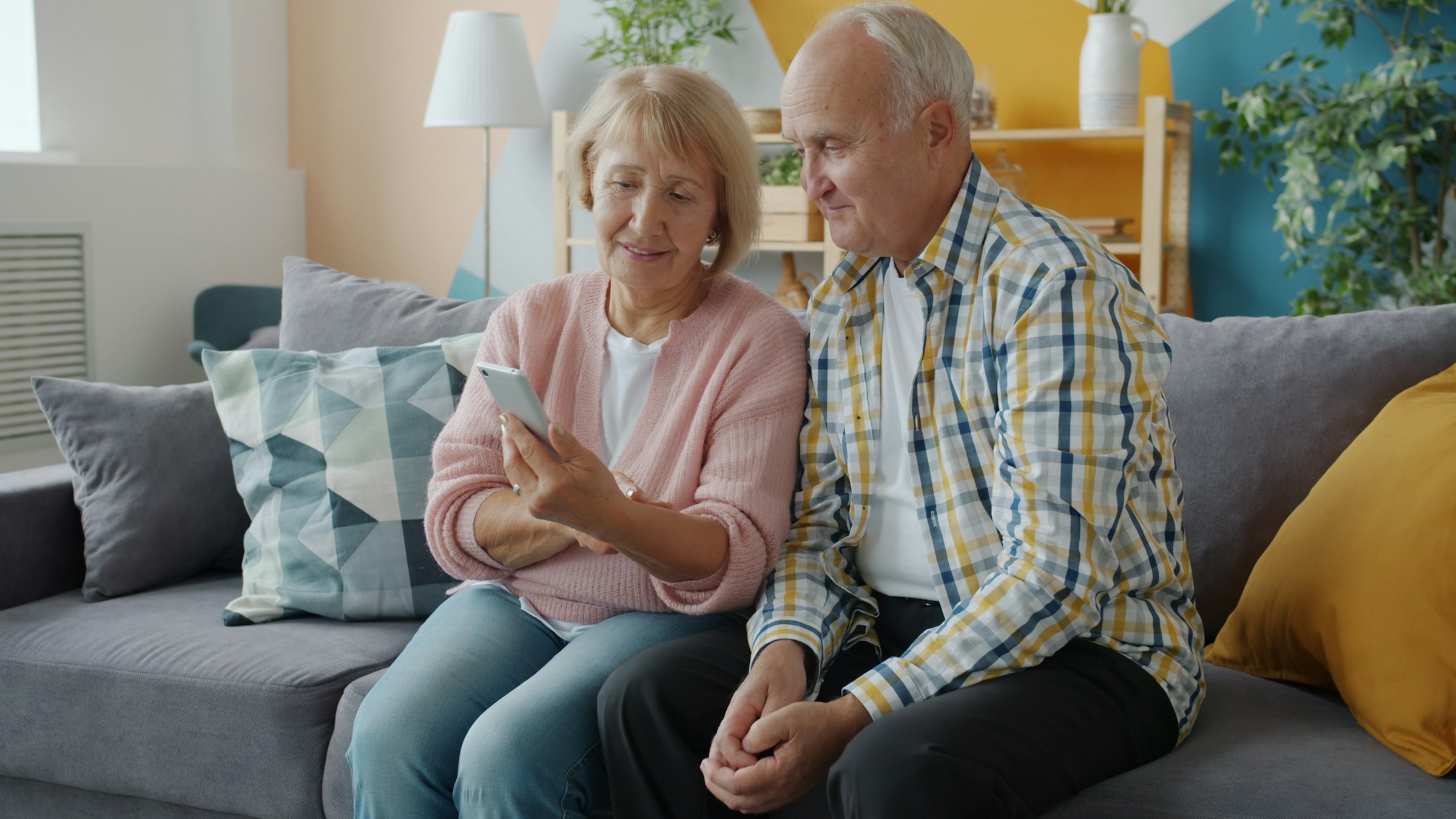 Elderly person at home